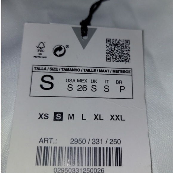 Zara white satin shirt dress - Picture 3 of 4